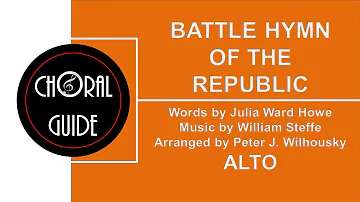Battle Hymn of the Republic - ALTO | Arr Peter Wilhousky