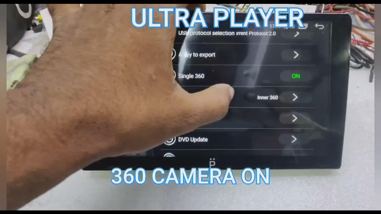 HYPERSONIC ULTRA SERIES QLED 360 CAMERA ON SETTINGS हाइपरसोनिक अल्ट्रा