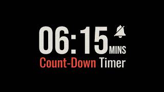 6 Minute 15 Second Silent Countdown Timer
