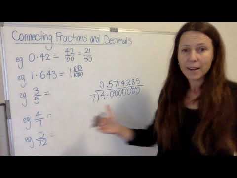 Connecting Fractions and