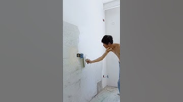 Professional putty scraping #shorts #decoration #work #walldecor