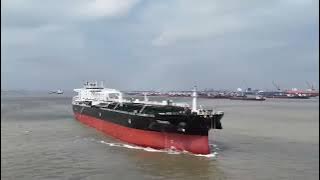 Newly built Oil tanker sets sail