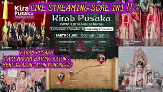 🔴LIVE SORE INI KIRAB PUSAKA GREBEG SURO DI ALUN ALUN PONOROGO ‼️