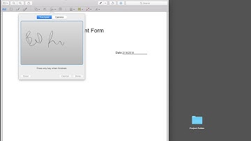 Sign PDFs with a Hand-written Signature and Add Text in Preview App on Mac