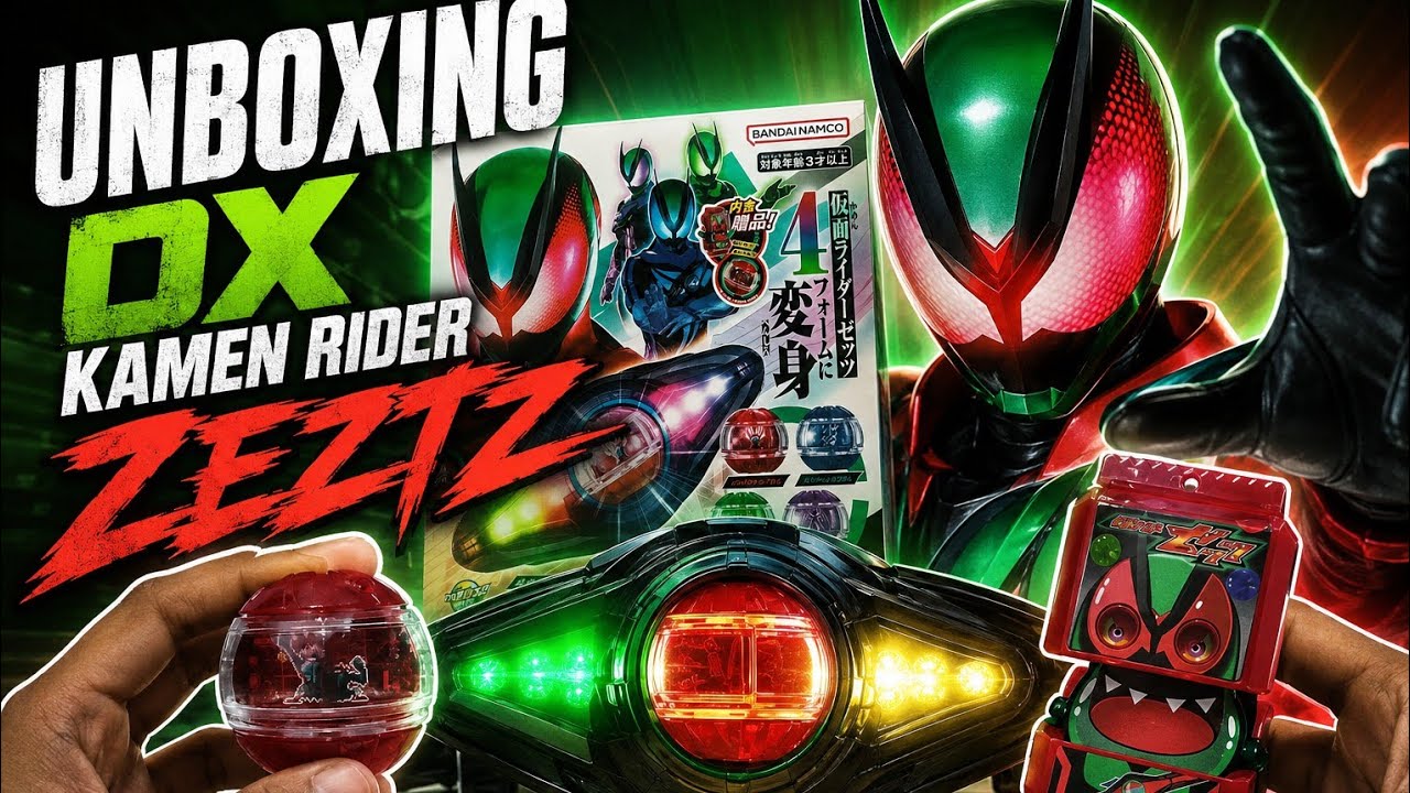 DX Kamen Rider Zeztz Review & Unboxing! - YouTube