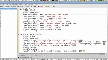 PyS60:Python Symbian Development 11 :GUI:Tabs and Forms. (English Version)