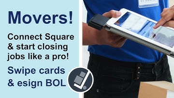 Square Payments for Movers with Moverbase the best CRM to run your Moving Company