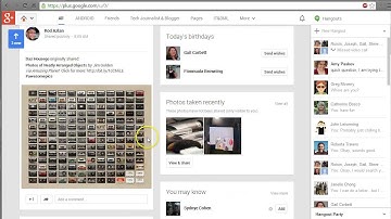 Google+ Basics: Create your personal learning network