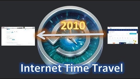 Internet Time Travelling | Real Demo