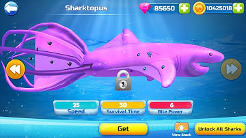Double Head Shark Attack PVP - Sharktopus New Shark Update - All Sharks Unlocked Hack Gems Coins Mod