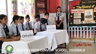 GECS MOGA I ENGLISH WEEK II GOLDEN EARTH CONVENT SCHOOL I MOGA II