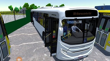Proton bus simulator urbano com MOD map Acaracuzinho city linha 01 com Caio Millenium V volvo 