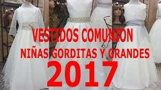 de comunion 2019 tallas especiales - YouTube