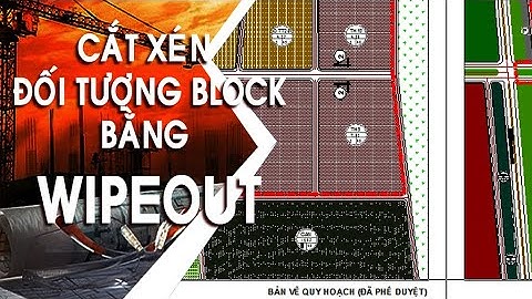 CHE KHUẤT ĐỐI TƯỢNG KHÁC BÊN DƯỚI TRONG AUTOCAD LỆNH WIPEOUT