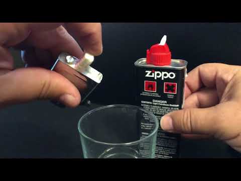 Zippo Lighter Fuel Fill and Refill Tutorial