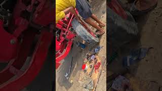 How to change tractor front wheel bearing 🚜#tractor #trendingreels #youtubeshorts #bearings