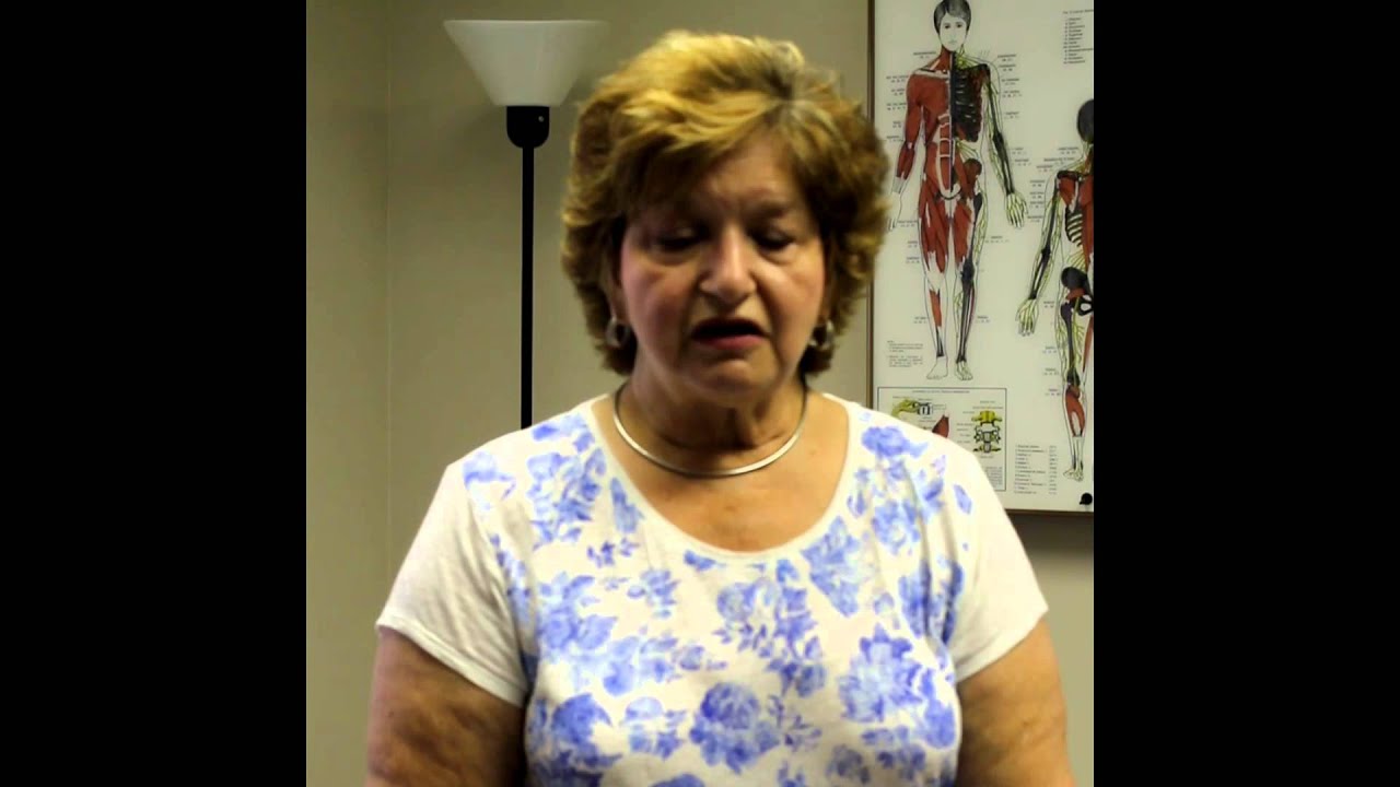 Dr. Wine helps his patient get her life back. YouTube