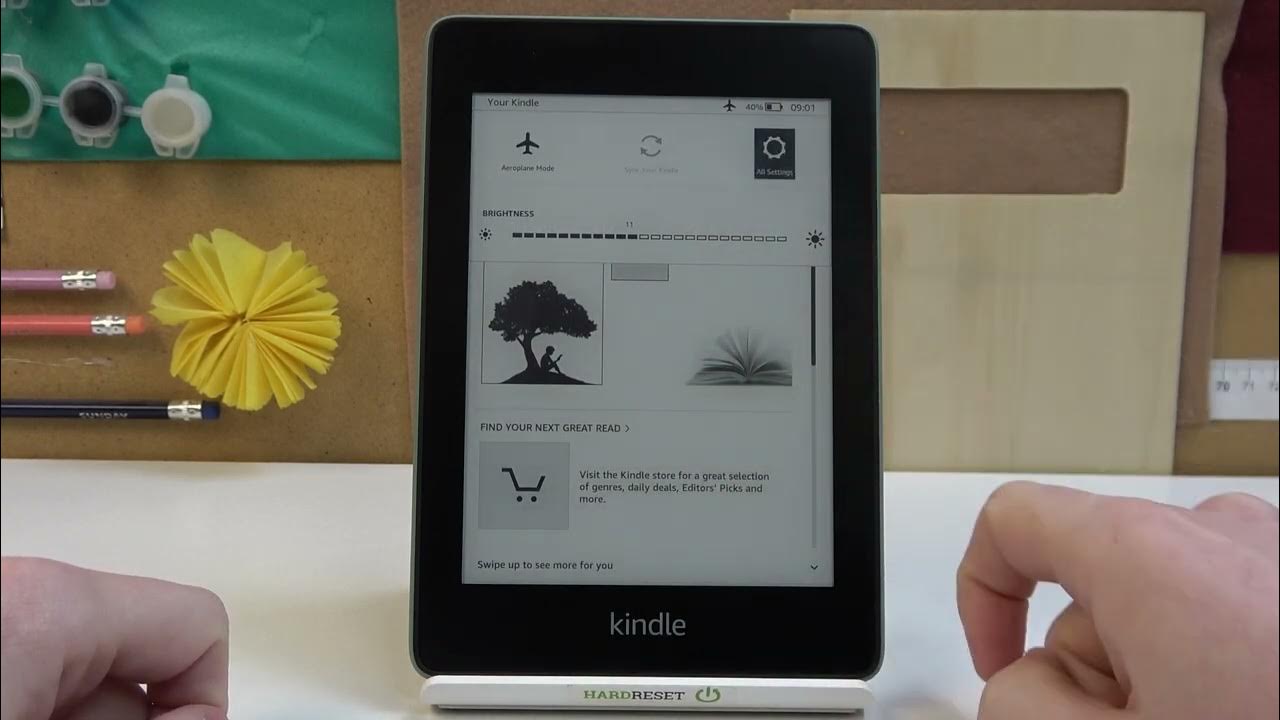 How to Change Language in Kindle Paperwhite 4? - YouTube