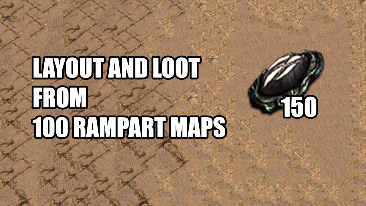 Layout and Loot from 100 Rampart Maps - YouTube