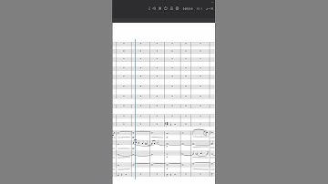 serenade 1 #shorts #serenade #music #classicalmusic #score   #composition  #orchestra  #chamber