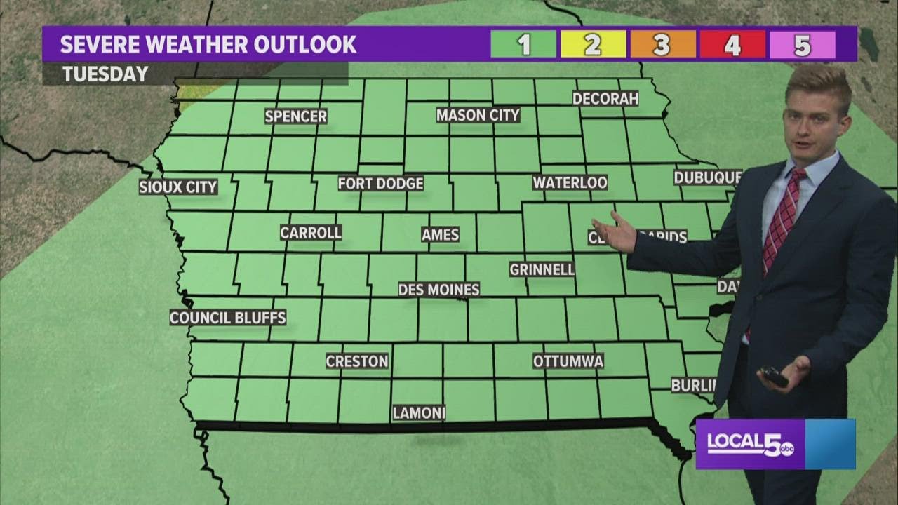 Iowa Weather Forecast Magnificent Monday before rain and storms
