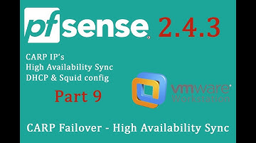 PfSense 2.4.3 Carp Failover (High Availability Sync) - pfSense Part 9