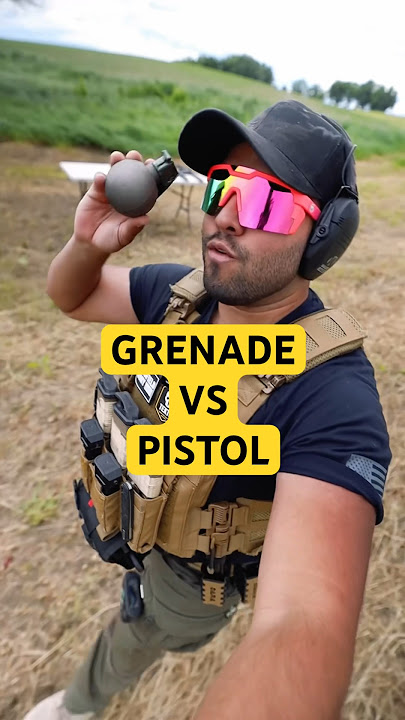 Grenade VS Pistol [this is what happens]