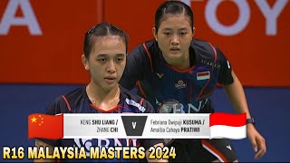 Febriana Dwipuji/Amalia Cahaya vs Keng Shu Liang/Zhang Chi || R16 Malaysia Masters 2024