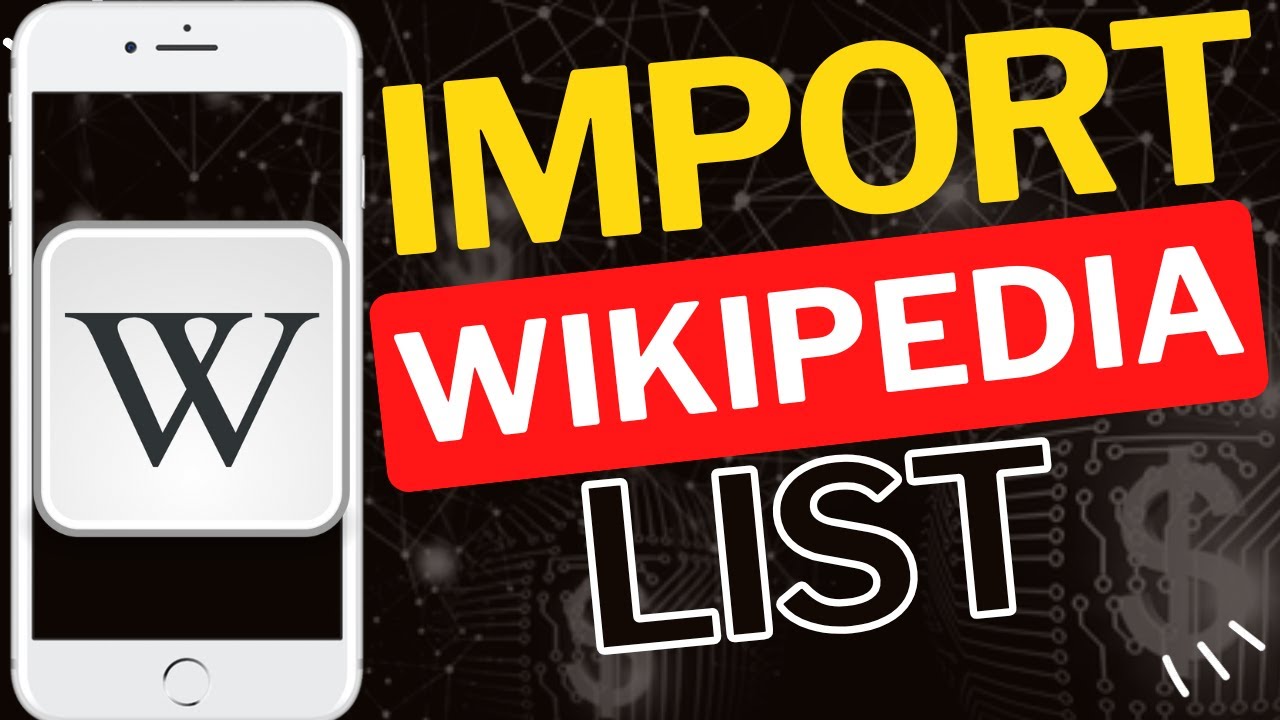 How to Import a List in Wikipedia App (Android) - YouTube