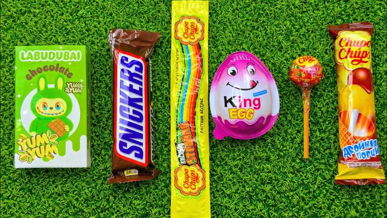 🎧 ASMR Popular Candies 🍭 | Colorful Rainbow Lollipops & Chocolate Unboxing 🍫✨