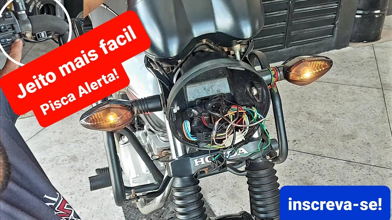 Como fazer pisca alerta na sua moto do modo mais fácil e rápido q ...