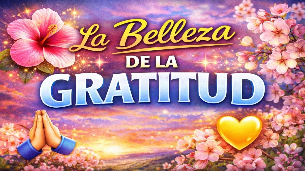 La Belleza de la Gratitud 🌸🙏 El Poder de Agradecer para Vivir en Paz y Felicidad