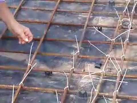 вязка арматуры капроновыми стяжками