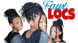 Quaratine Hairstyle | Faux Locs | Protective Hairstyle For Natural Hair
