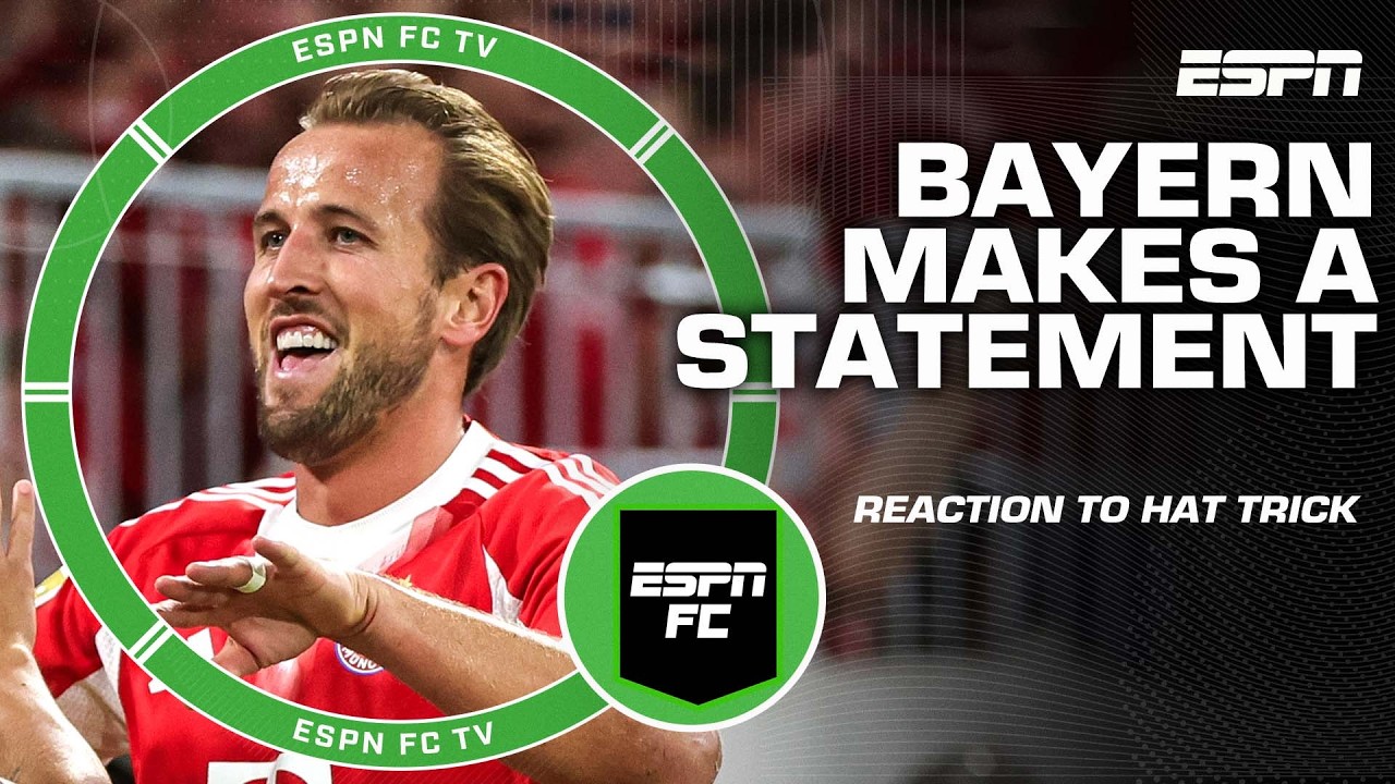 BAYERN MAKES A STATEMENT 😤 Harry Kane’s HAT TRICK helps lead win over RB Leipzig | ESPN FC