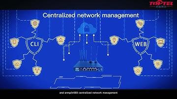 Toputel Industrial-grade 4G LTE Router Model:RG4000-S