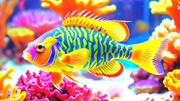 The Best 4K Aquarium - Dive Into The Mesmerizing Underwater Realm, Sea Jellyfish, Coral Reefs