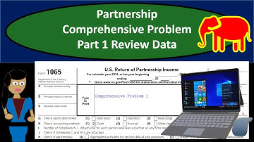 Partnership Comprehensive Problem Part 1 Review Data Comp 1