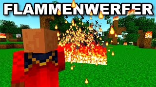 Ich Habe Einen Flammenwerfer In Minecraft Vanilla Entwickelt