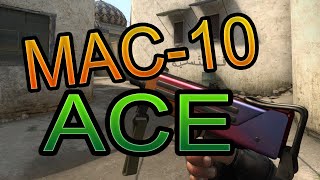CSGO - MAC-10 ACE!  On Dust II