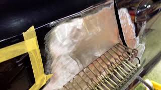 鈑金塗装修行 引出しプーラでラインの粗だし