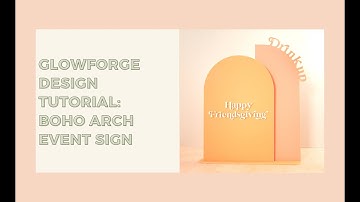 Glowforge Tutorial: Acrylic Boho Arch Event Sign [Adobe Illustrator Tutorial]