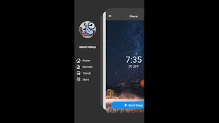 Sweet Sleep Application Interface screenshot 1