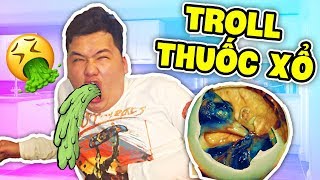 TRÒ ĐÙA BỎ THUỐC XỔ VÀO THỨC ĂN (Chuối Troll #12)