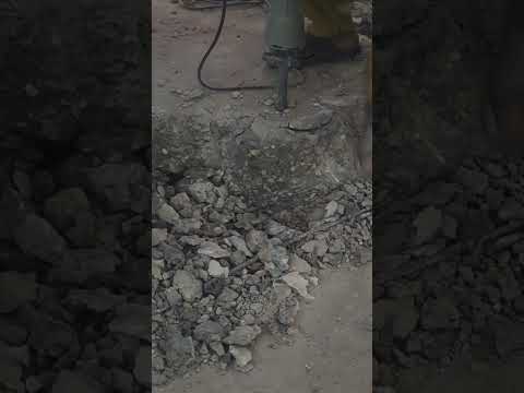 Видео: Concrete Breaking Machine