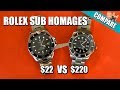 Tevise vs Tisell | $22 vs $220 Rolex Submariner Homage Watches