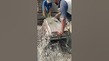 Concrete Slab Pouring – Team Effort Build#TeamWork #ConcreteBuild #CivilShorts #Shorts