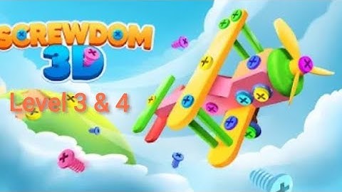 Screwdom 3D Gameplay Level 3 - 4 #game #puzzle
