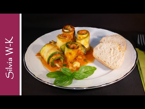 Video: Fastenmenü: Zucchini-Röllchen