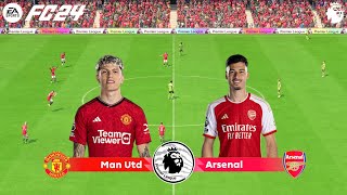 FC 24 | Manchester United vs Arsenal - Premier League Season - Gameplay
